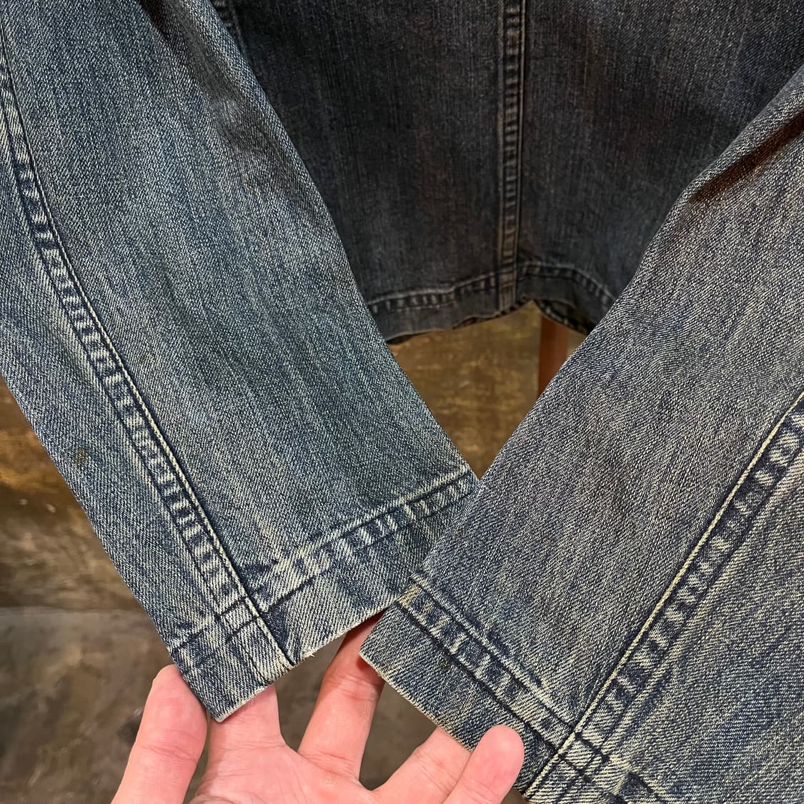 00s 트리콧 꼼데가르송 데님 자켓 상품이미지8