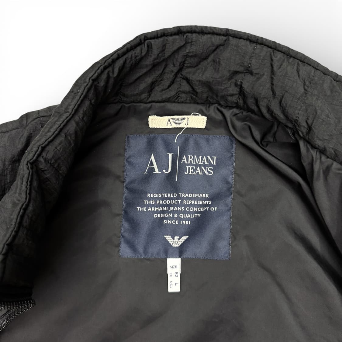 00's 아르마니 진스 퀼티드 나일론 자켓 상품이미지9