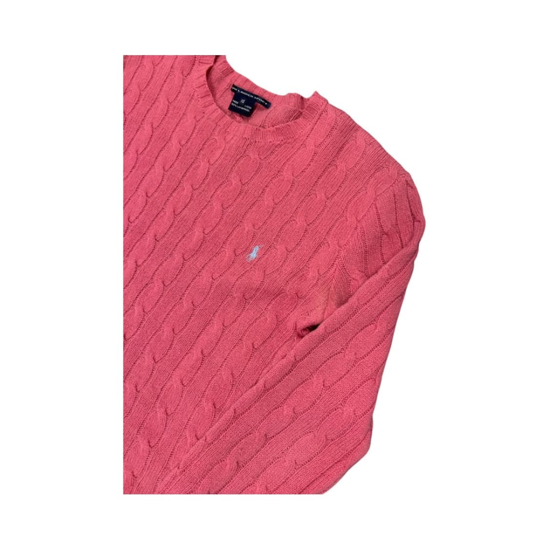 W-S) 폴로 랄프로렌 스포츠 핑크 램스울 케이블 니트 TK-023 상품이미지4