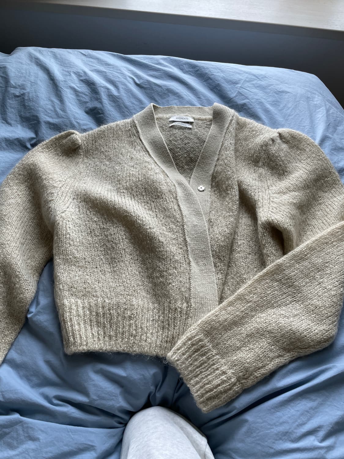 아모멘토 올리브 가디건 상품이미지3