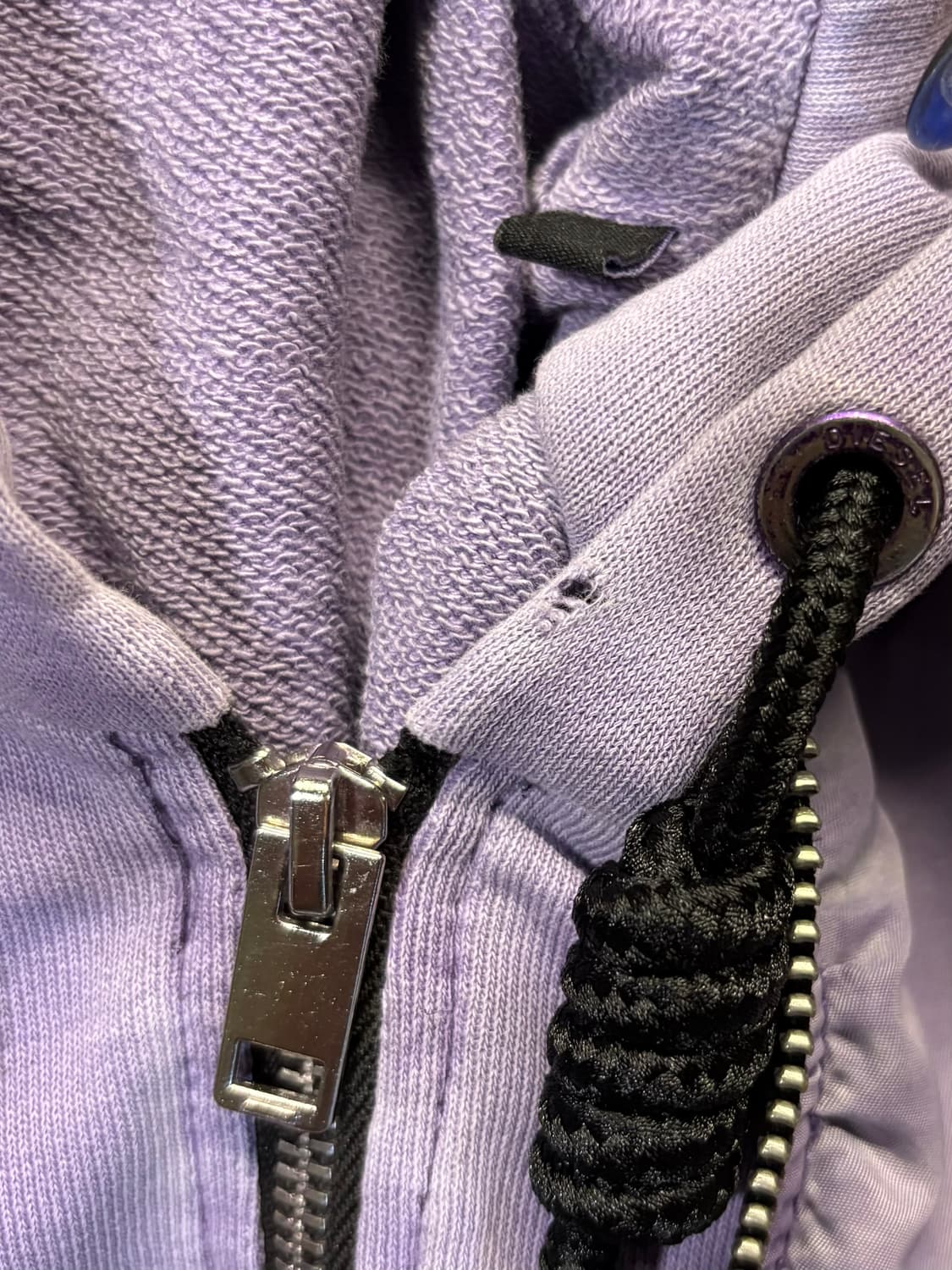 DIESEL violet hoodie bomber jakcet  상품이미지10