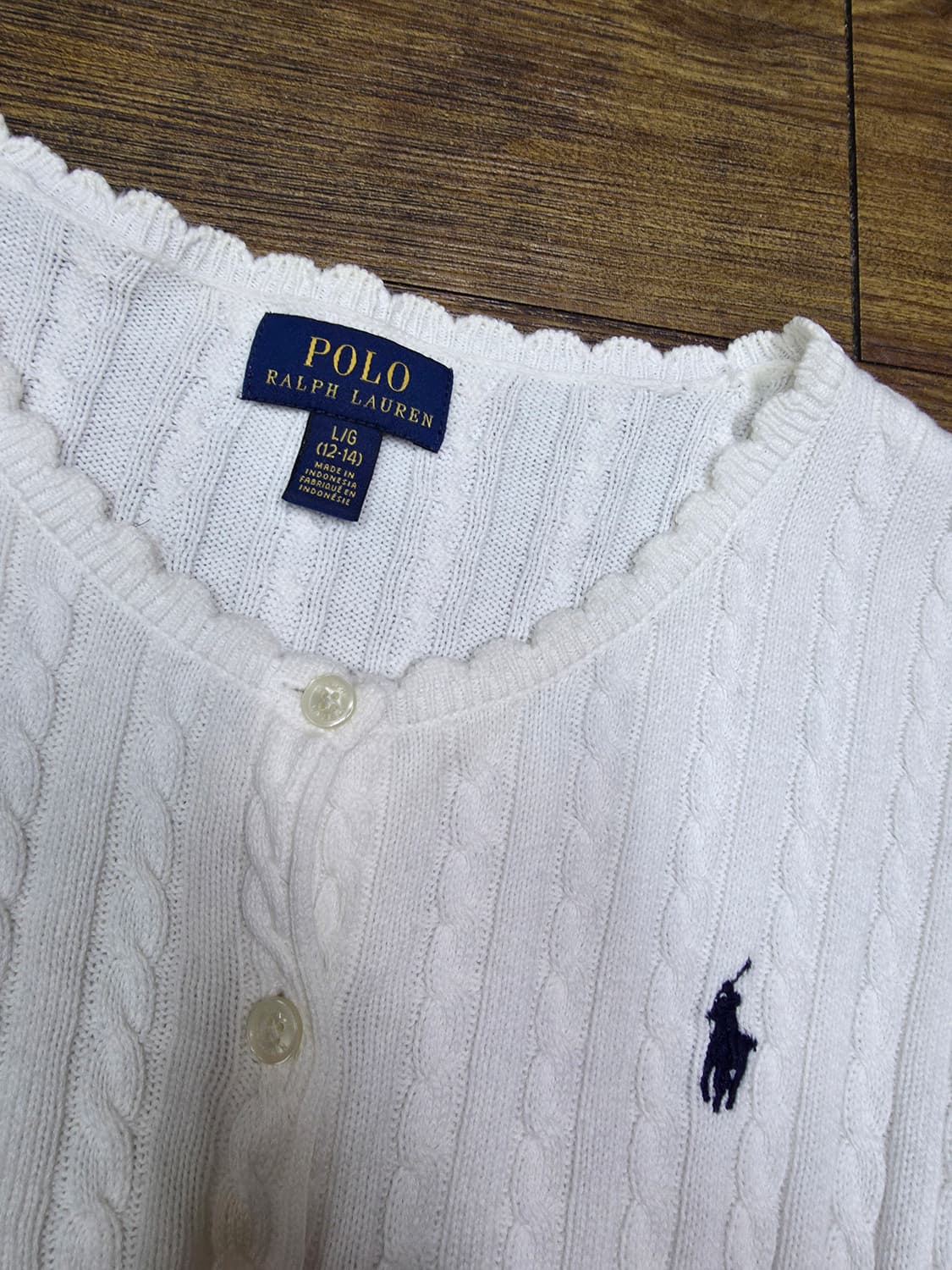 폴로 걸스 가디건 상품이미지2