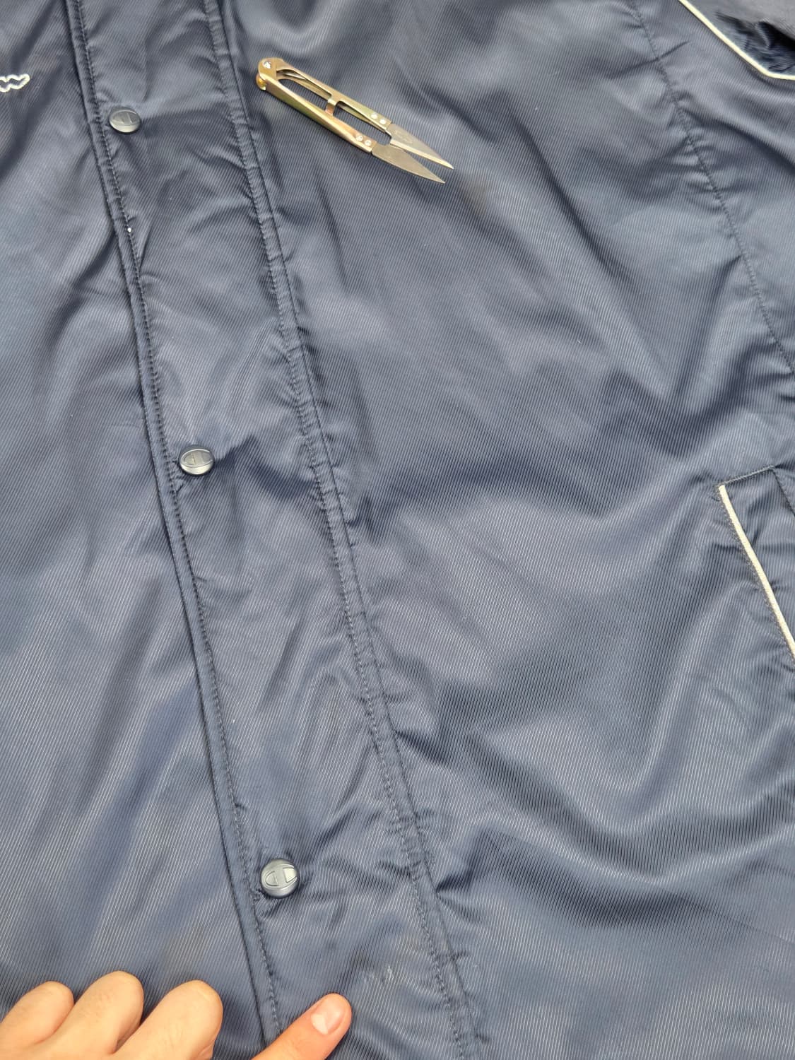 [챔피온] 골드윈 빅로고 플리스 벤치 코트 | 00234 상품이미지9