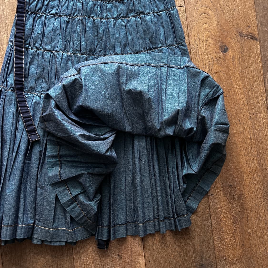 Pleats Wrap Ribbon Skirt 상품이미지6