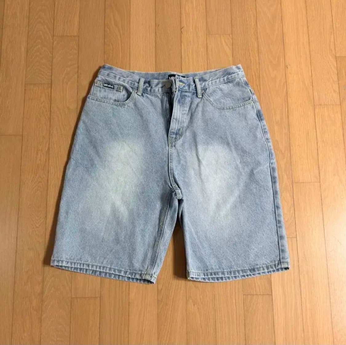 위캔더스 데님 페인터 쇼츠 버뮤다 반바지 상품이미지5