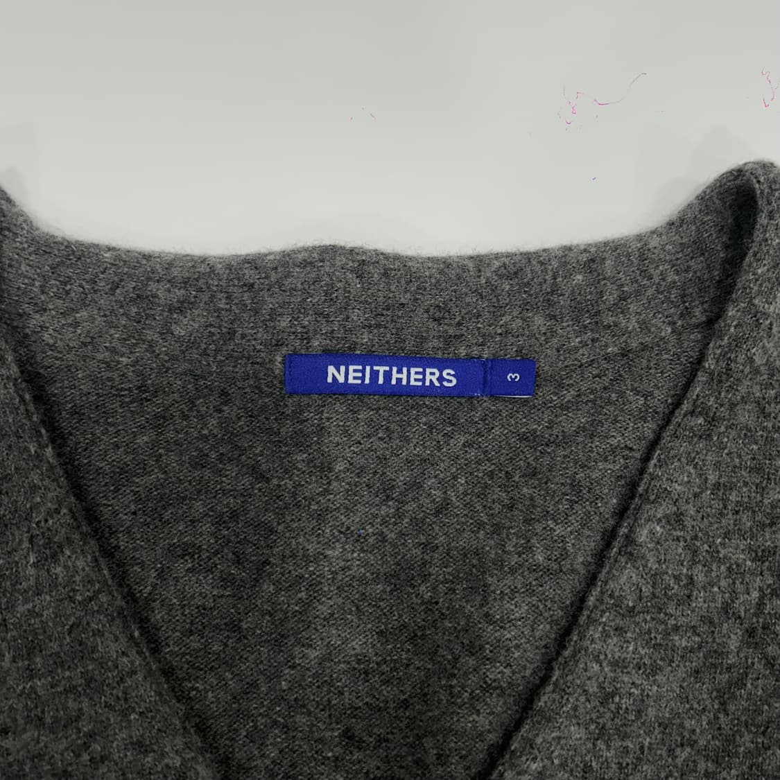 Neithers 네이더스 차콜 니트 가디건 상품이미지5