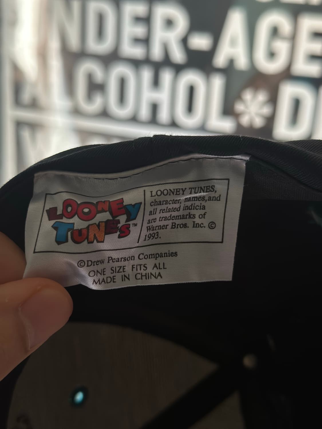 Deadstock) 90s Looney Tunes 빈티지 루니툰스 모자 상품이미지5