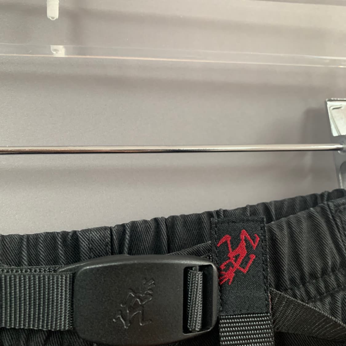 L 그라미치 블랙 스트레이트 트윌 코튼 밴딩 팬츠 상품이미지5