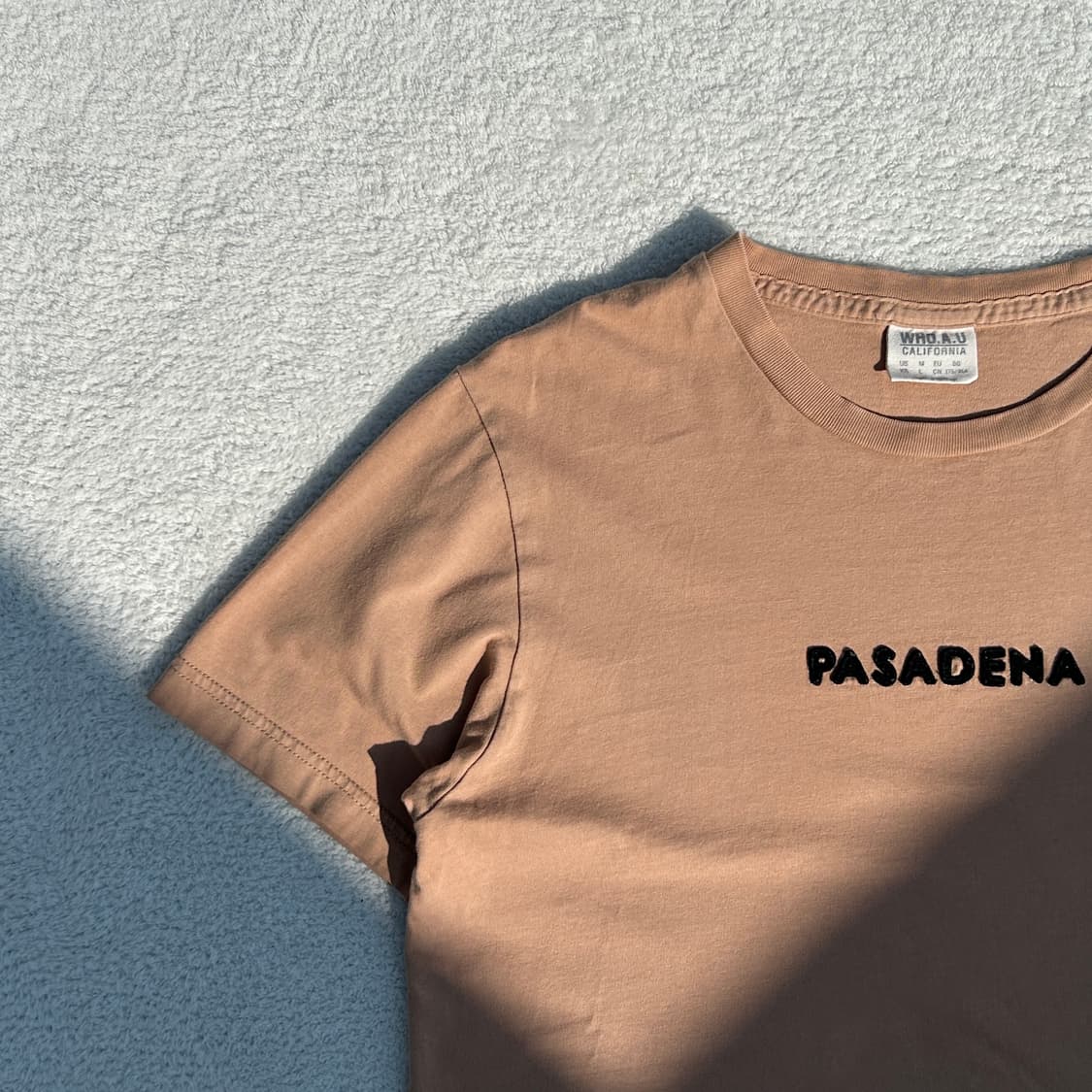 후아유 PASADENA 베이지 반팔티셔츠 상품이미지2