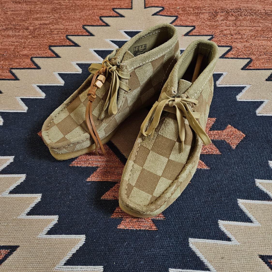 클락스 왈라비 부츠 메이플 체커보드 / 국내 미발매 상품이미지1