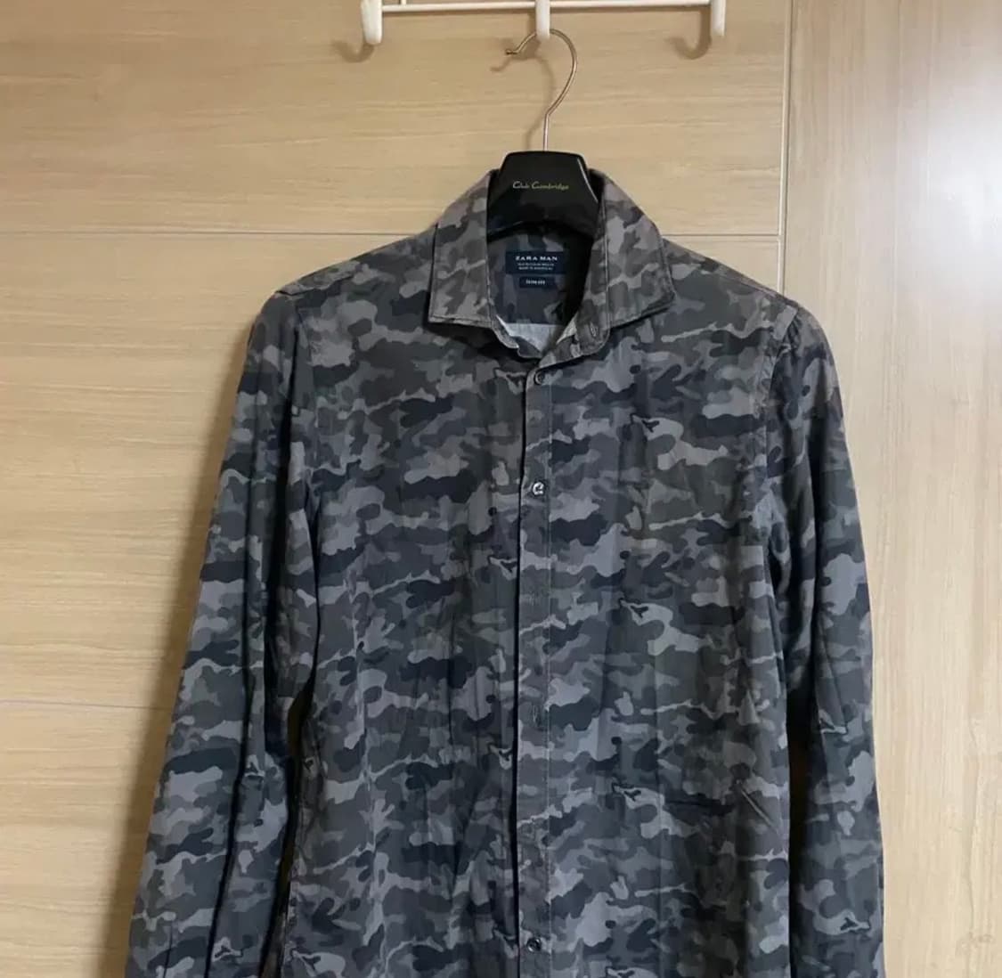 자라 맨 카모 셔츠 남방 42 100 상품이미지1