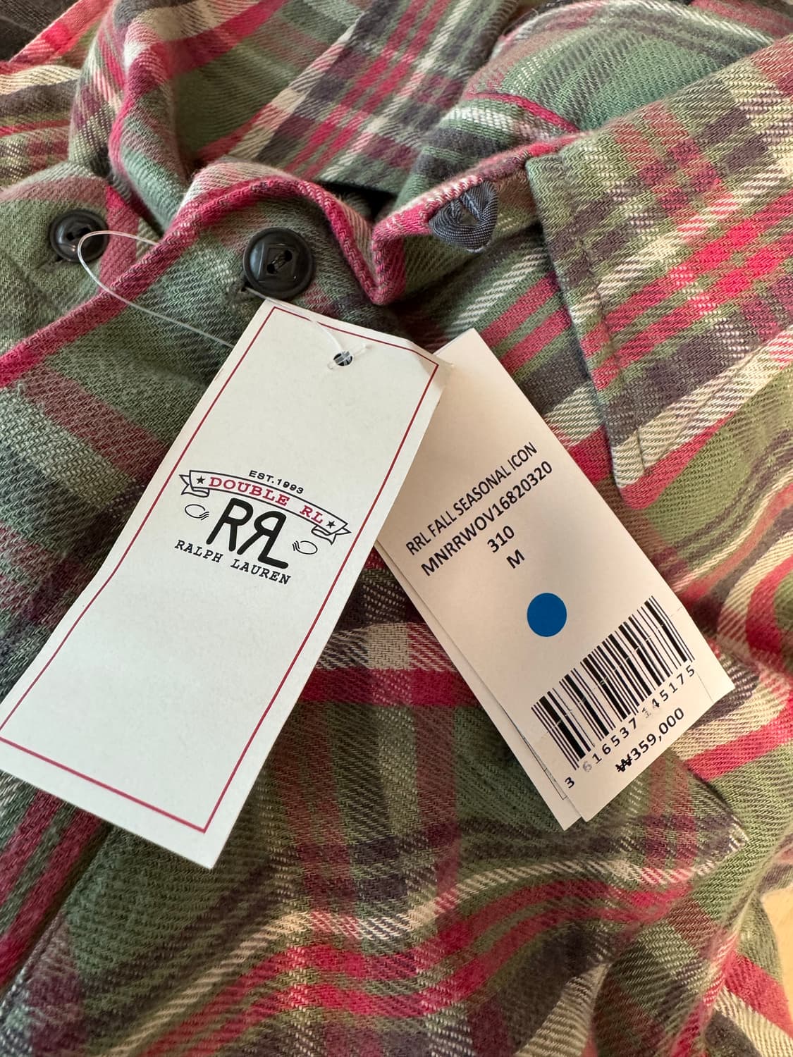 더블알엘 RRL 플란넬 셔츠 상품이미지3