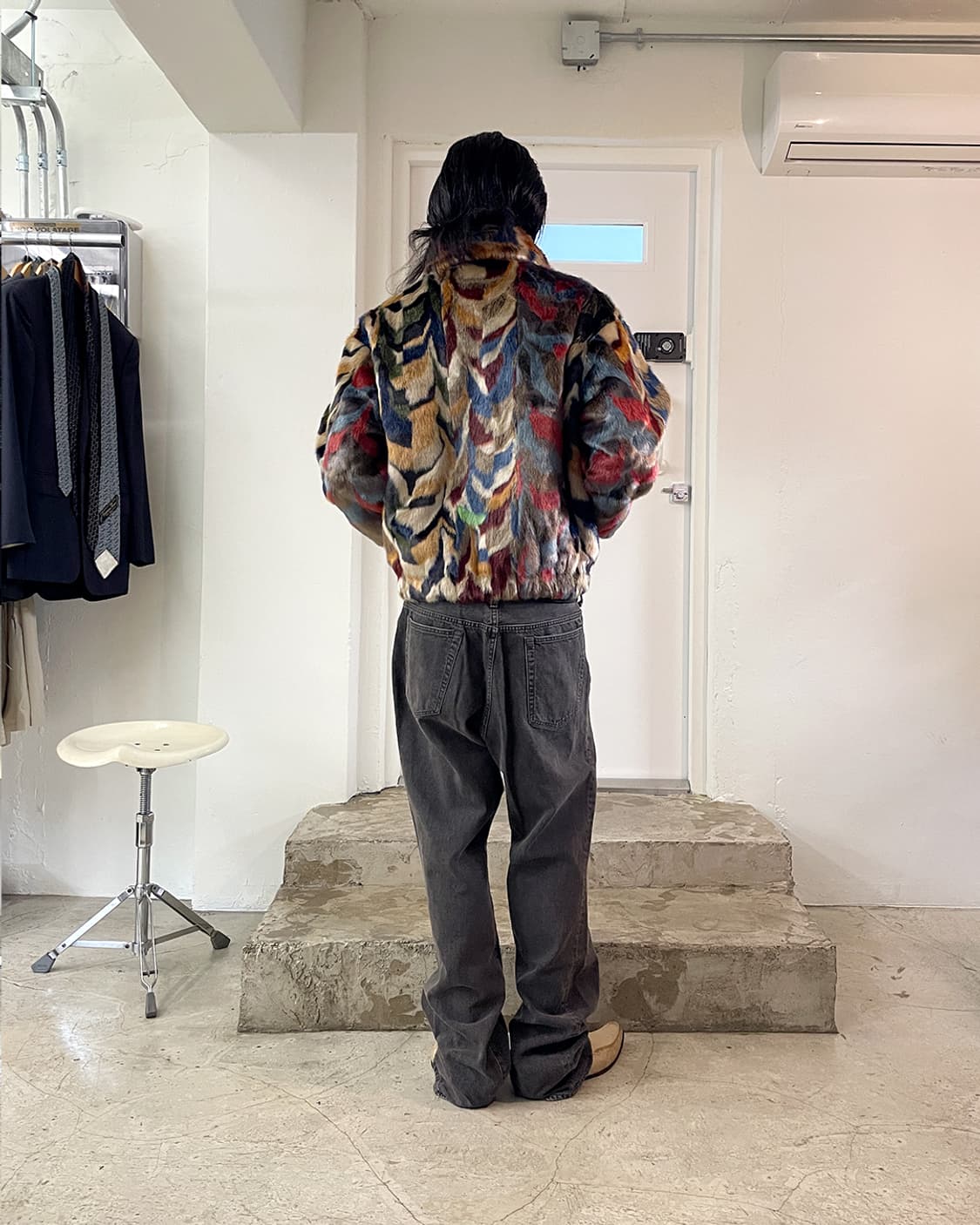 21FW 슈프림 멀티 폭스 퍼 자켓21FW 슈프림 멀티 인조 퍼 자켓 M 상품이미지10