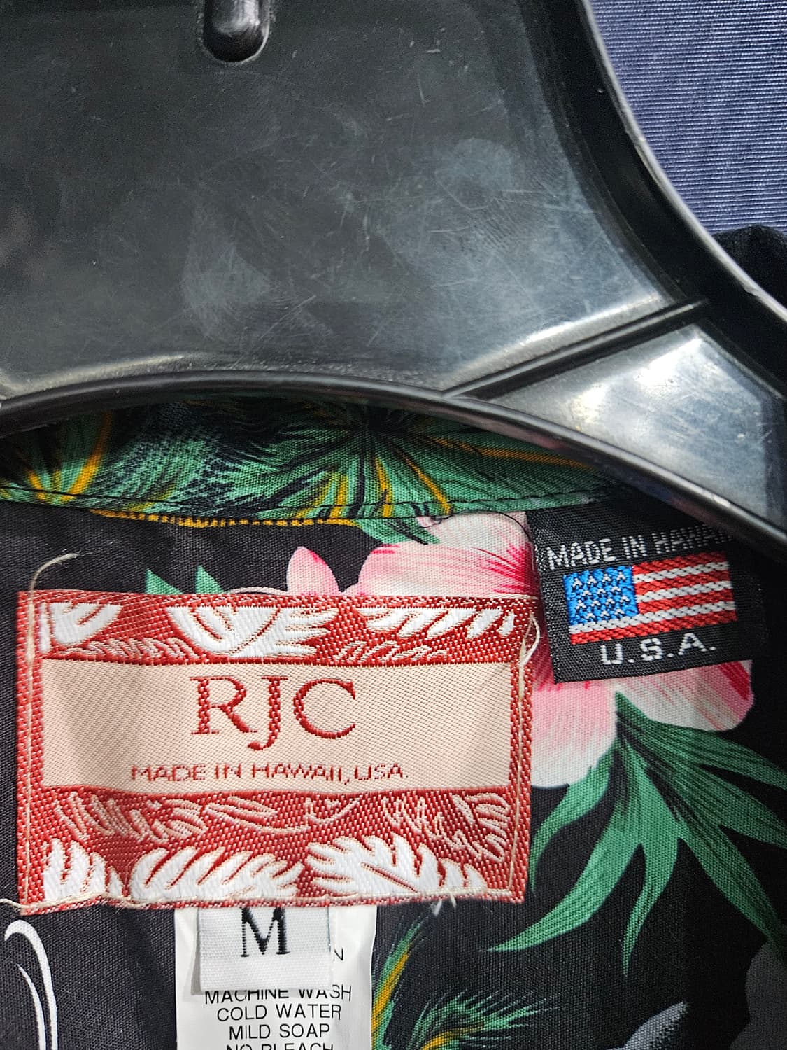 RJC 플라밍고 하와이안 남성 100 반팔셔츠  상품이미지3