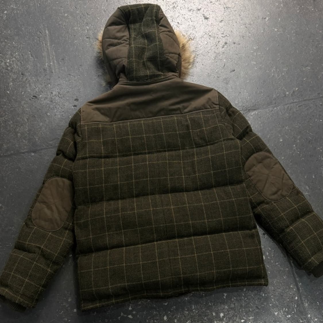 100 빈폴 울 체크 다운 패딩 상품이미지6