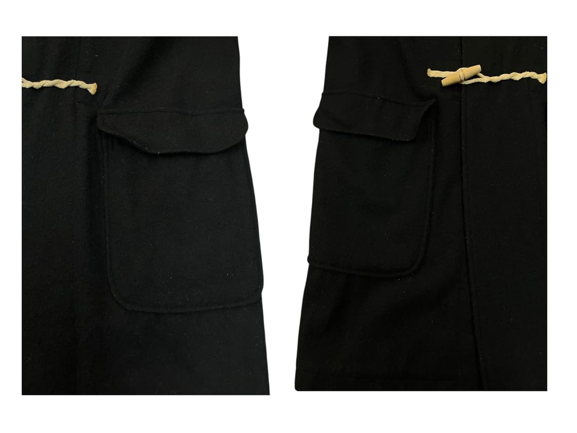 비바스튜디오 떡볶이코트 블랙 M #csz2024 상품이미지8