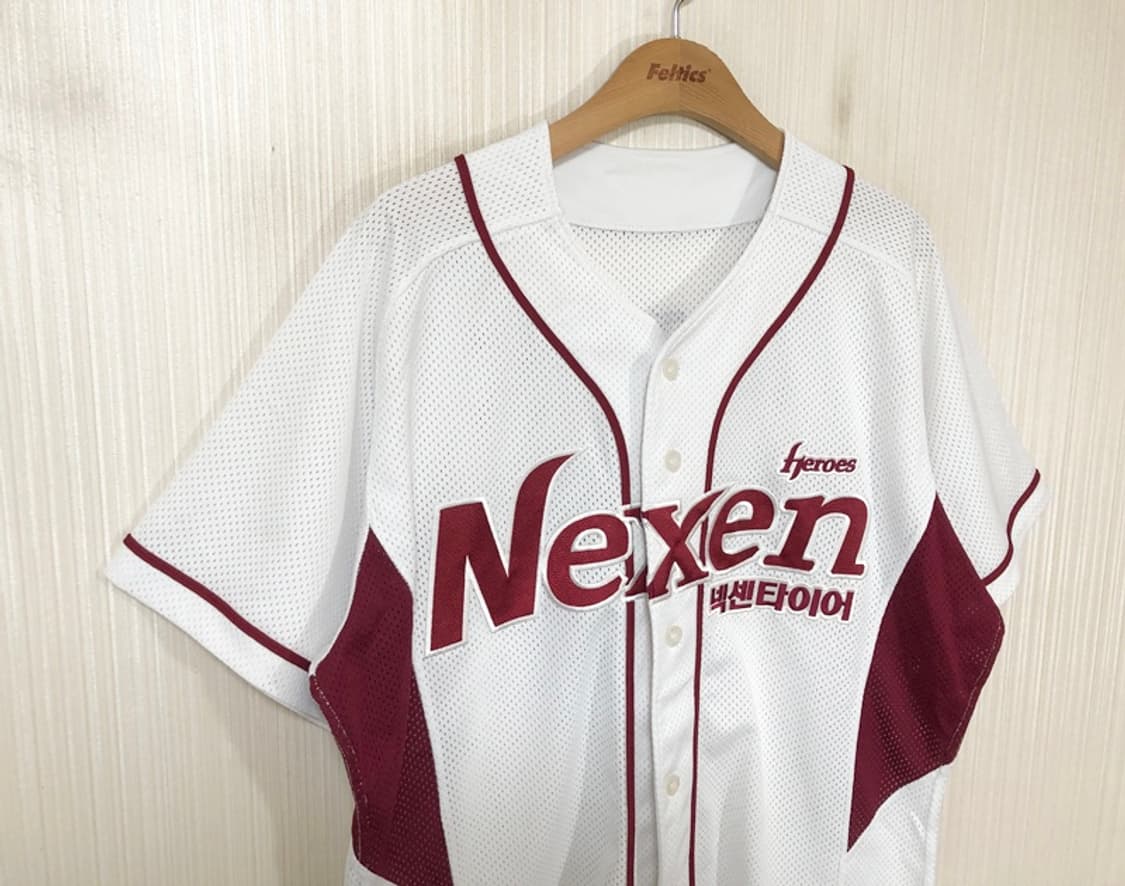 KBO 위팬 넥센(키움)히어로즈 홈유니폼/져지 110 #16 강정호 상품이미지5