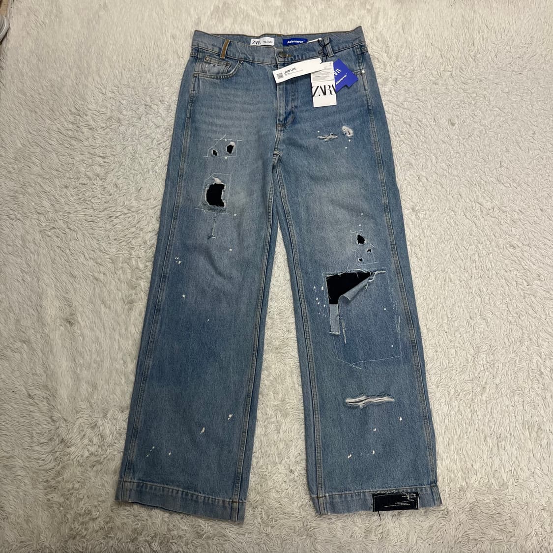 Zara × ADER ERROR patchwork denim pants  상품이미지4