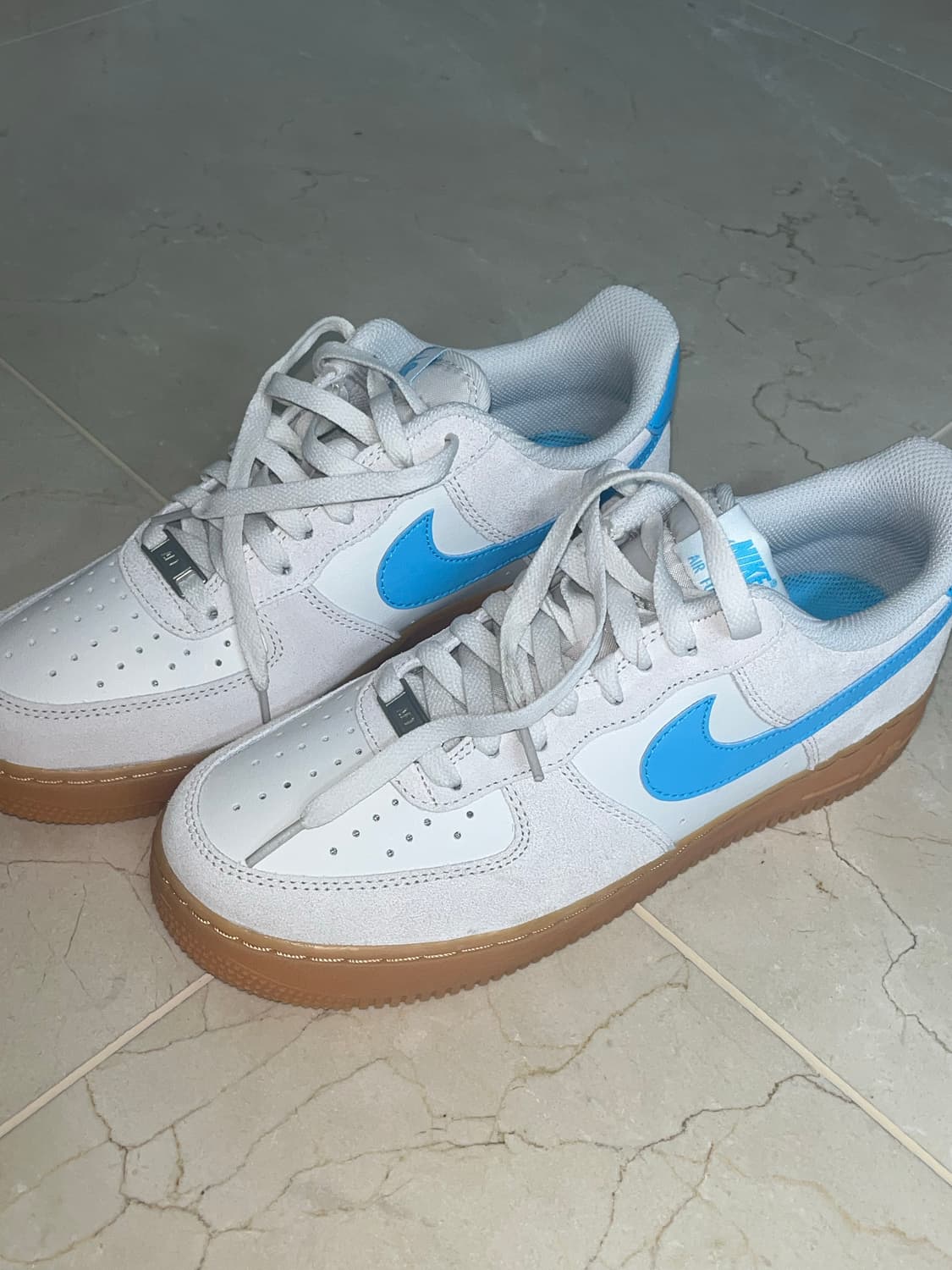 미착용 새상품 나이키 에어 포스 1 '07 LV8 팬텀 볼틱 블루 상품이미지3