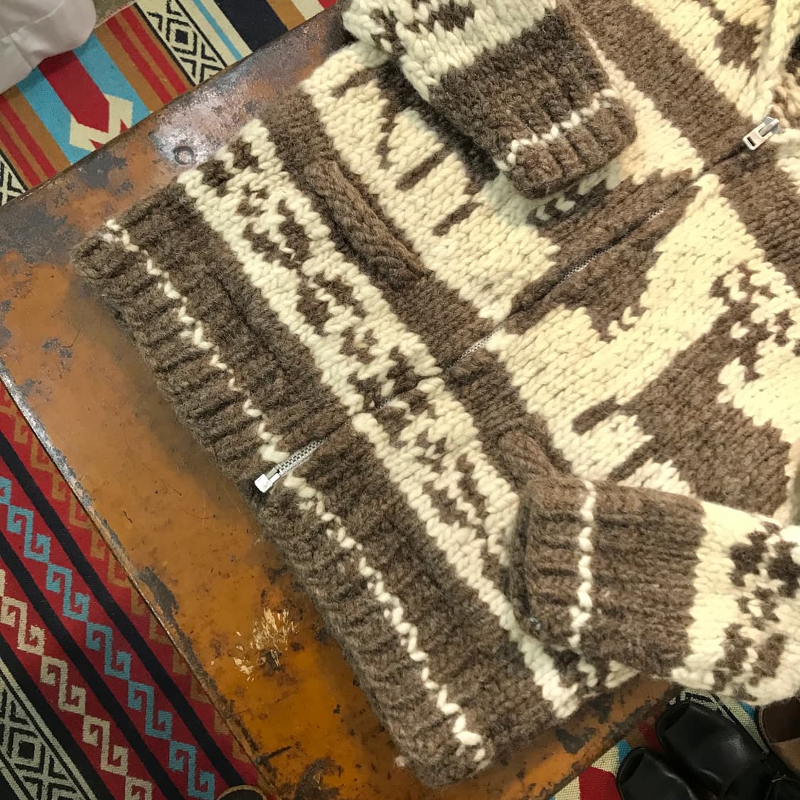 VTG 빈티지 노르딕 패턴 코위찬 여성 55 66 남성 97  상품이미지3