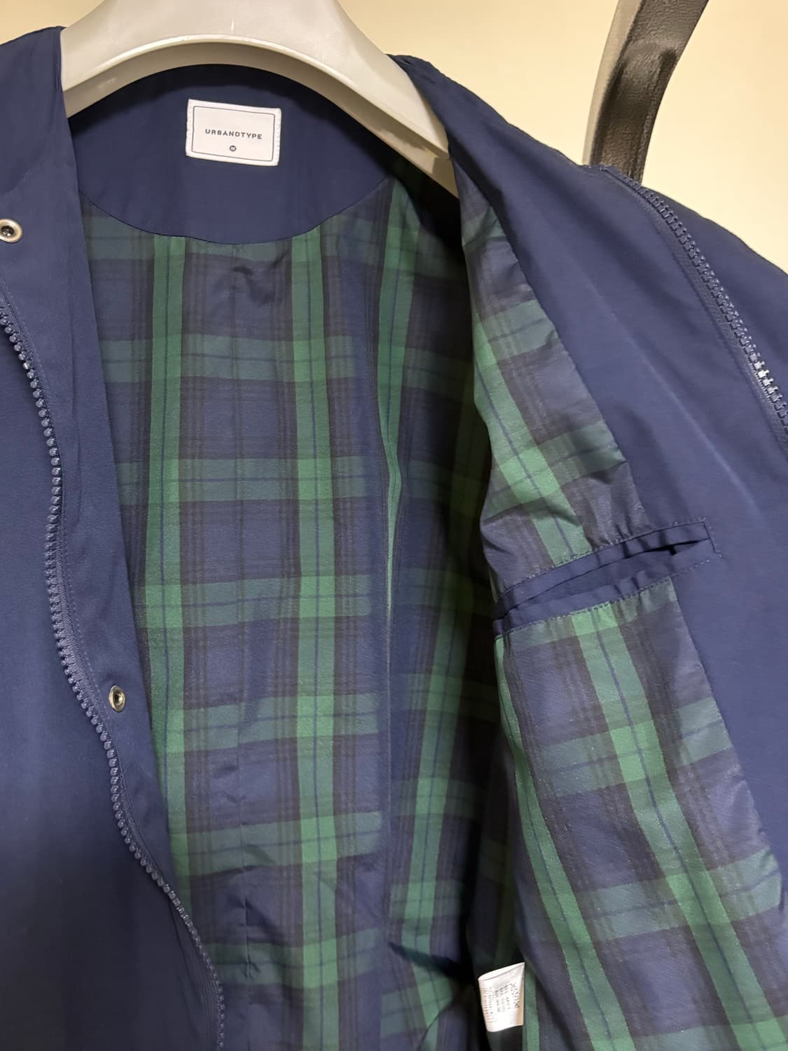 어반디타입 노카라 자켓 m 팔아요 상품이미지5