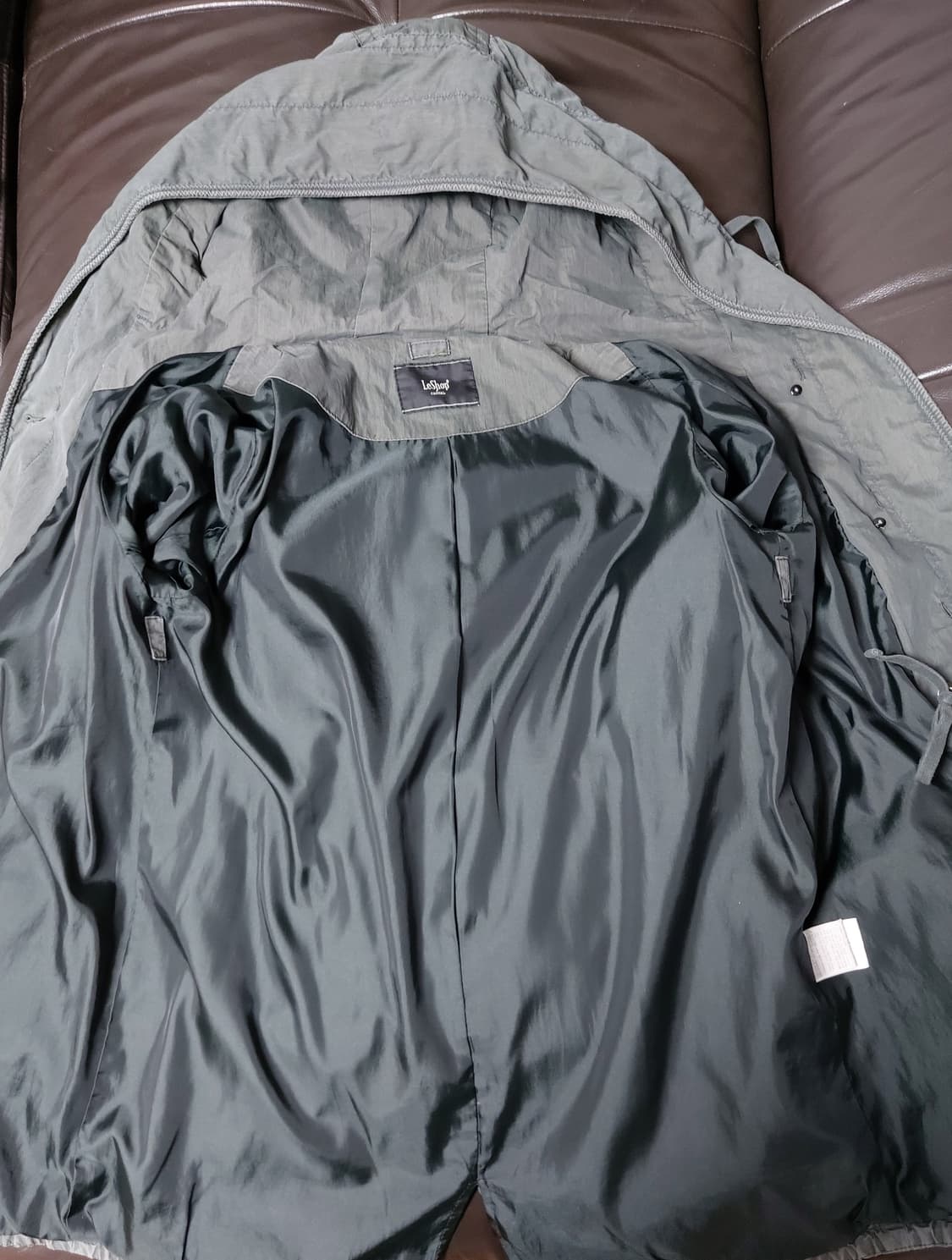 LeShop 빈티지 워싱 캐주얼 여성 후드 야상 점퍼(55) 상품이미지4