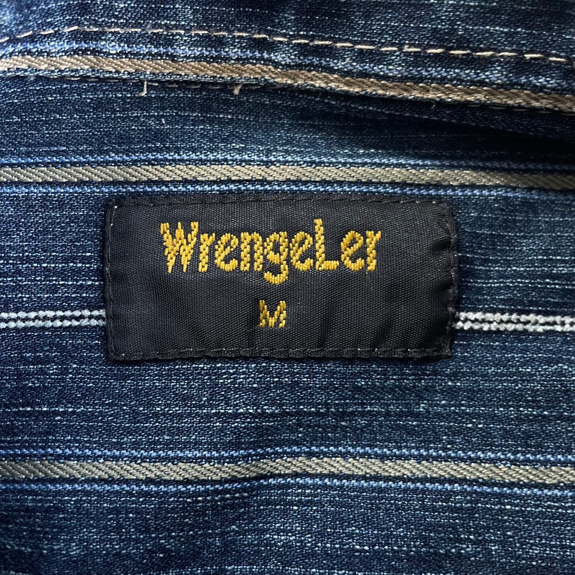 Wranger  랭글러 데님 스티치 스트라이프 데님셔츠 상품이미지6
