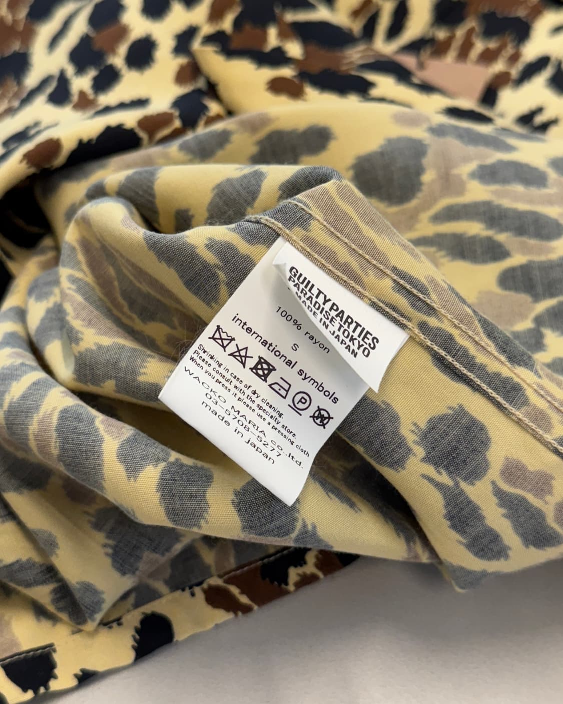 와코마리아 레이온 하와이안 셔츠 상품이미지6