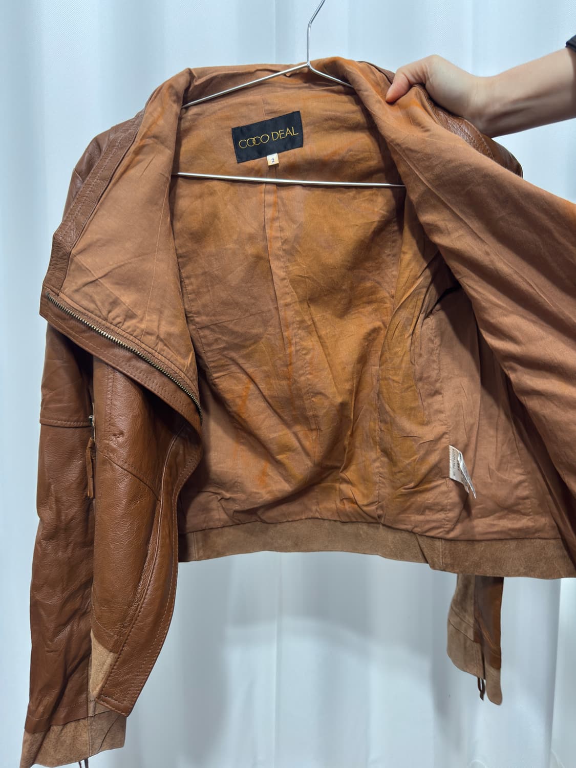 coco deal leather twoway jacket 상품이미지8