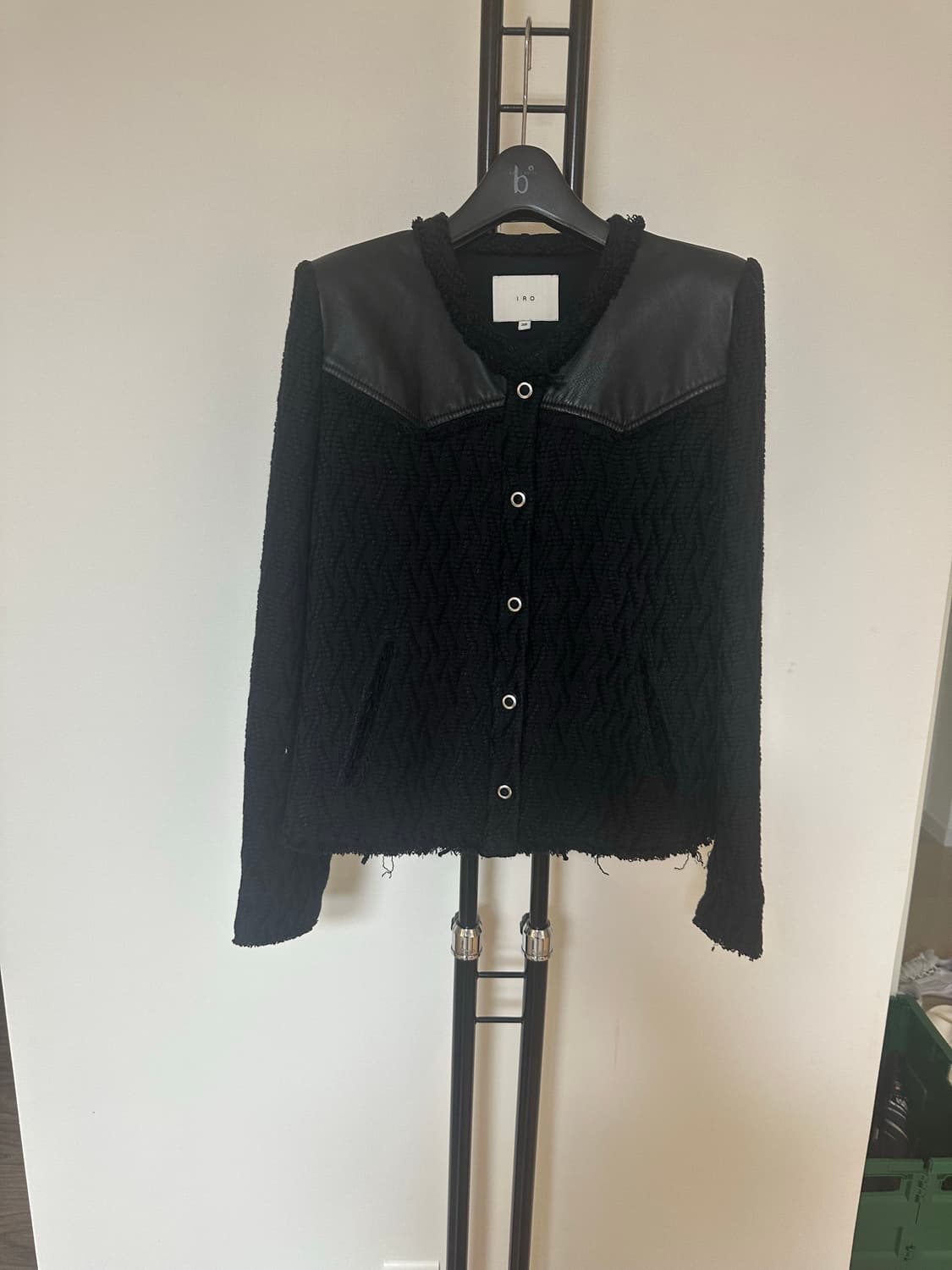 IRO 이로  여성 트위드 리얼양가죽  포인트  자켓 -66사이즈 상품이미지3