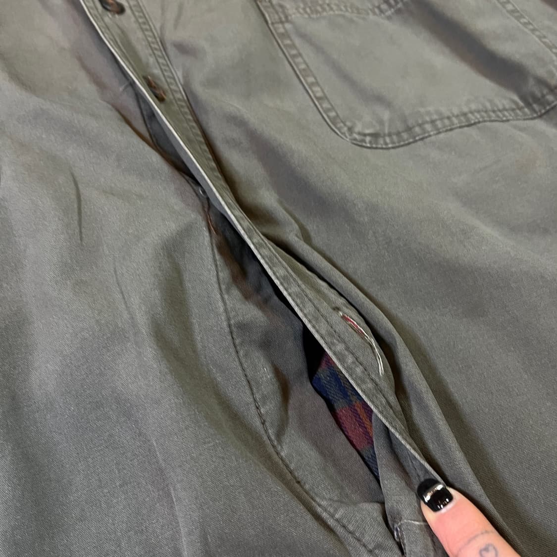 Ruff Hewn 빈티지 오버셔츠 상품이미지6