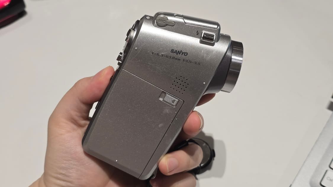 빈티지 캠코더 디지털카메라 디카 산요 작티 HD1A / 작례있음 상품이미지3