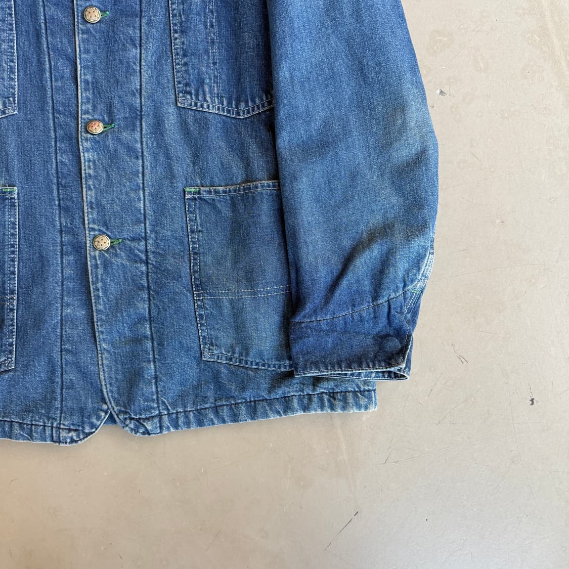 70s 오시코시 데님 초어 자켓 상품이미지2