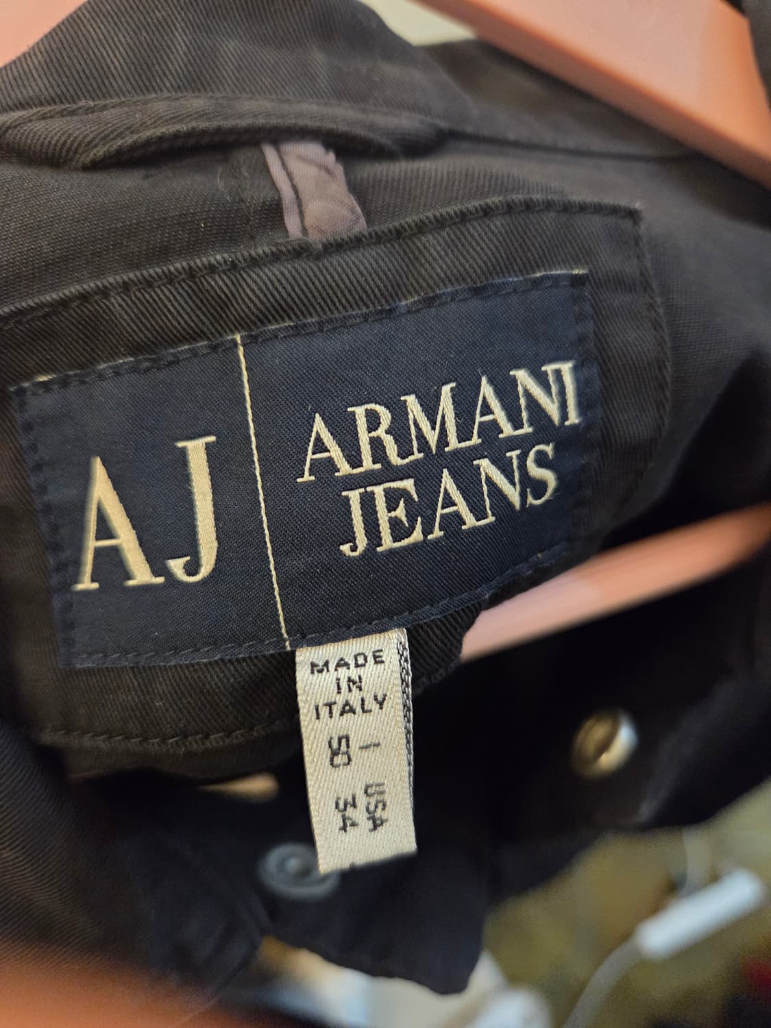 빈티지 아르마니 진스 메이드 인 이태리 워크 자켓  상품이미지3