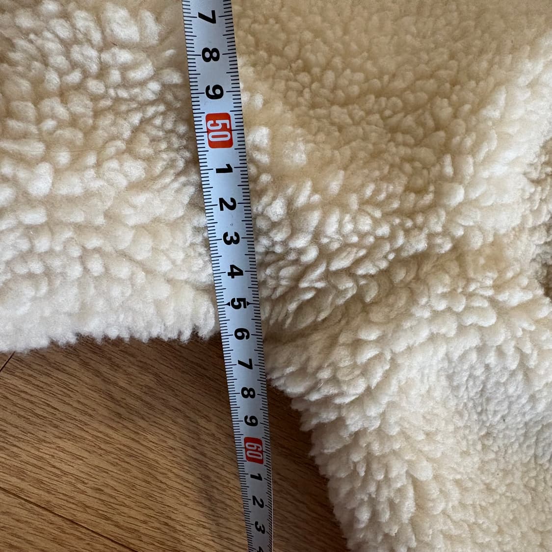 WVUR 뽀글이 후드 집업 M 아이보리 상품이미지10