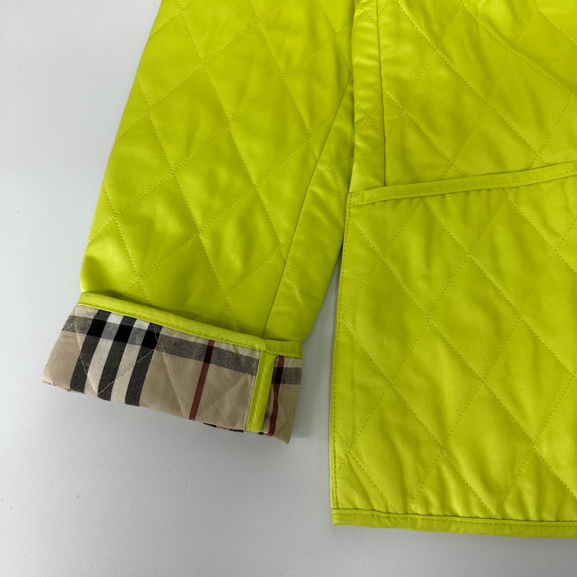 버버리 영국판 체크 퀼팅 자켓 상품이미지7
