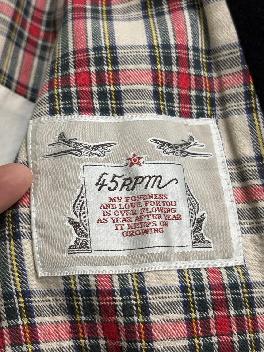 45RPM 파이어맨 헤비 블랙 울 코트 상품이미지5