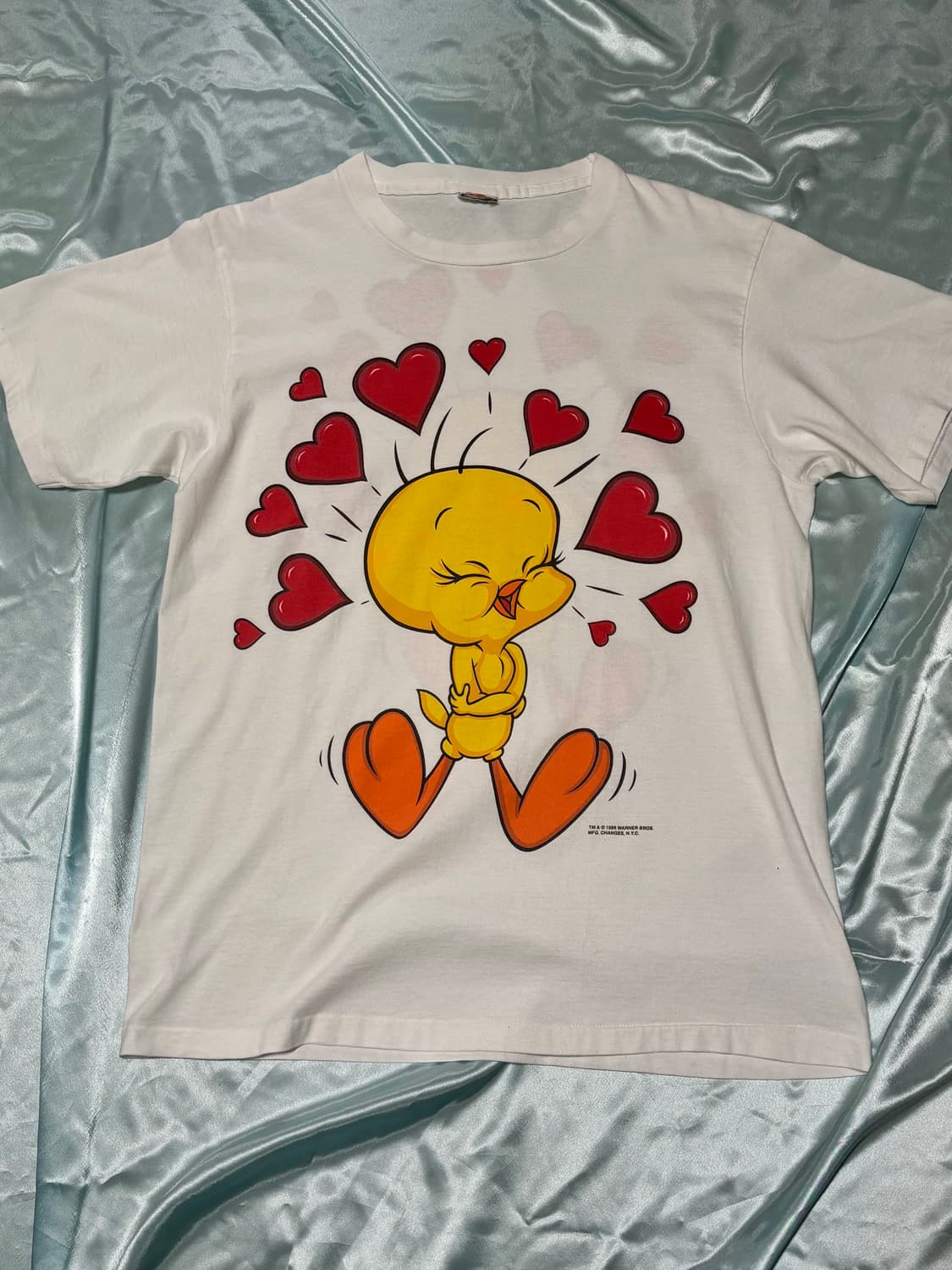 90s USA Tweety 트위티 루니툰즈 빈티지 티셔츠 상품이미지4