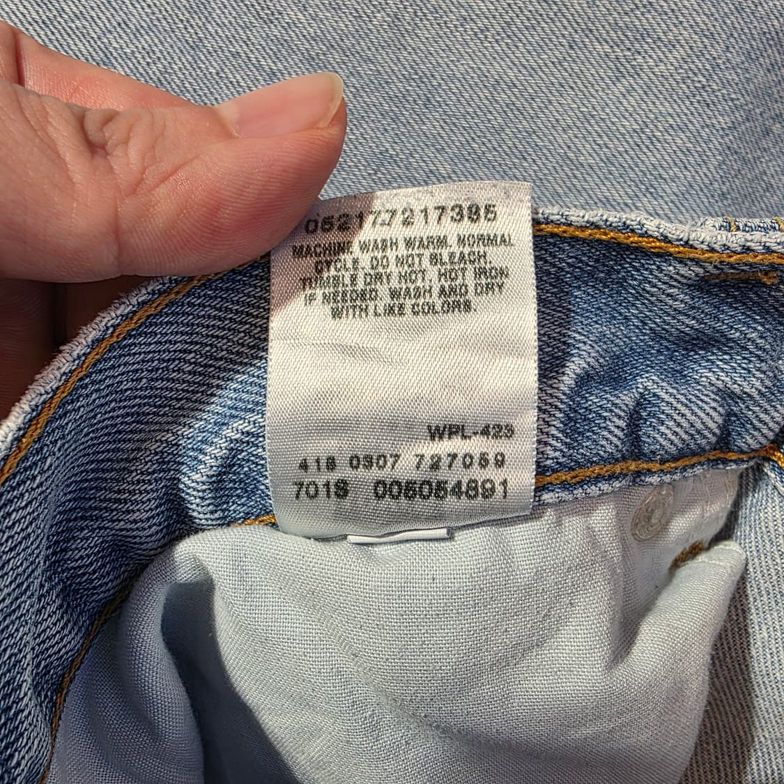 [W36L30]00s 리바이스 505 레귤러핏 데님팬츠 상품이미지5