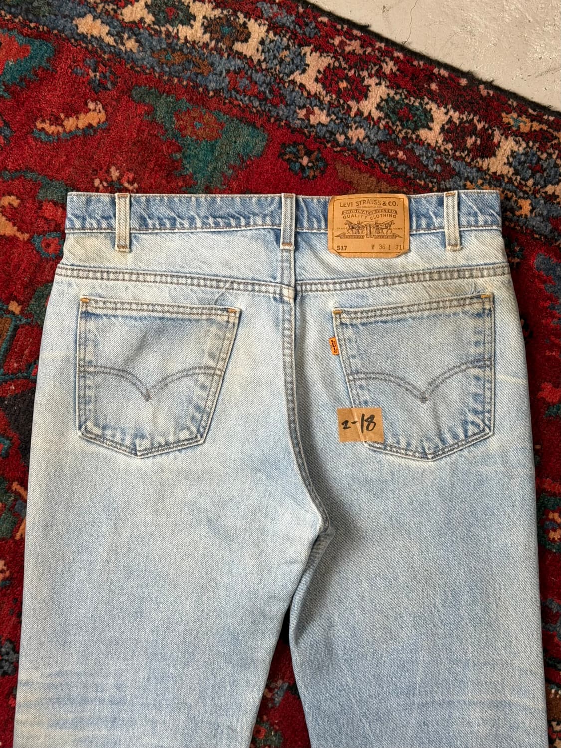 90’s USA 빈티지 리바이스 517 오렌지탭 부츠컷 리바이스 청바지 상품이미지6