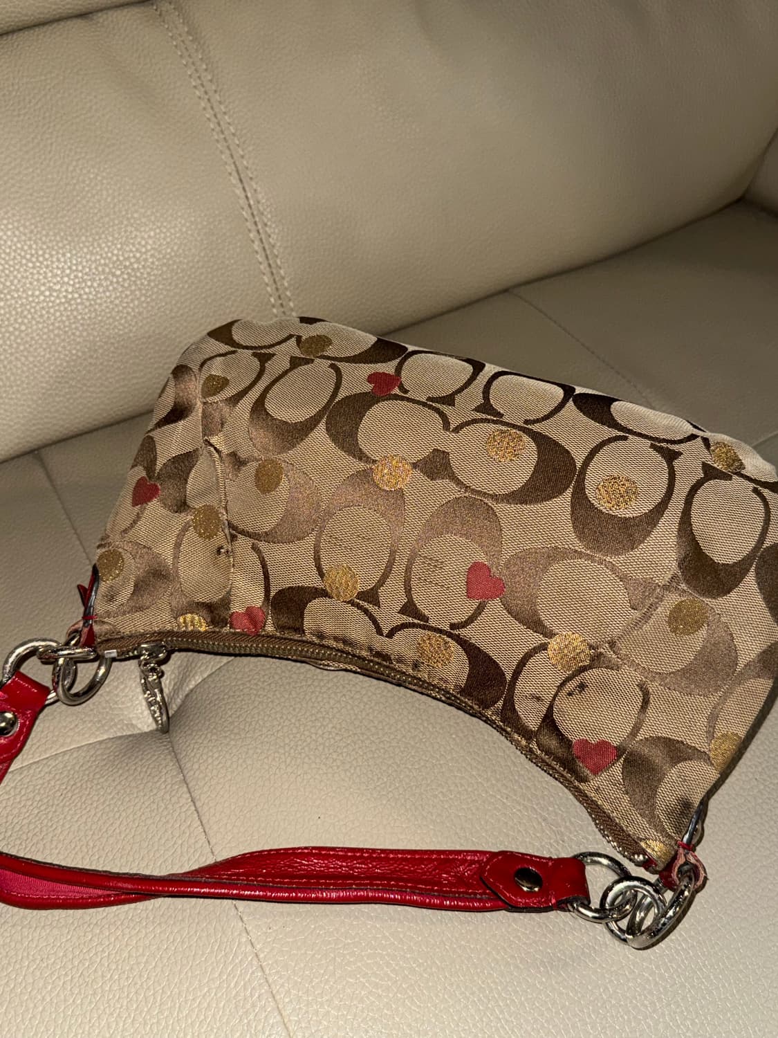 Coach heart pattern 2-way shoulder bag 상품이미지7
