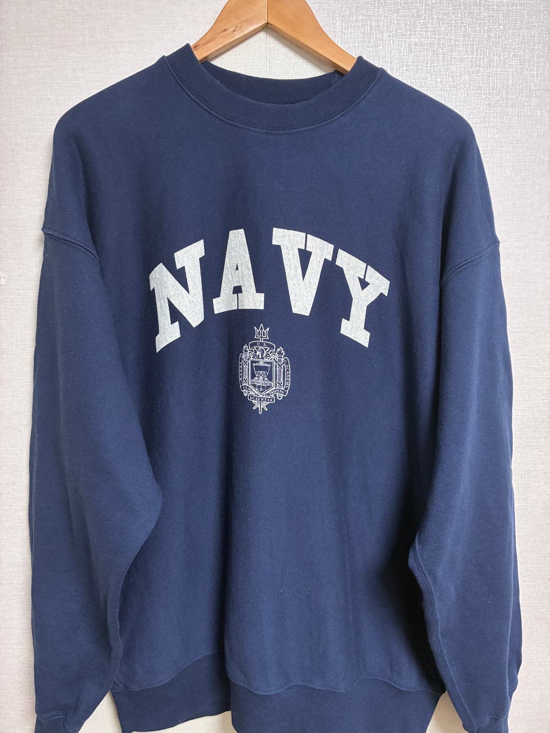 빈티지 아웃스탠딩 맨투맨 네이비 M 상품이미지2