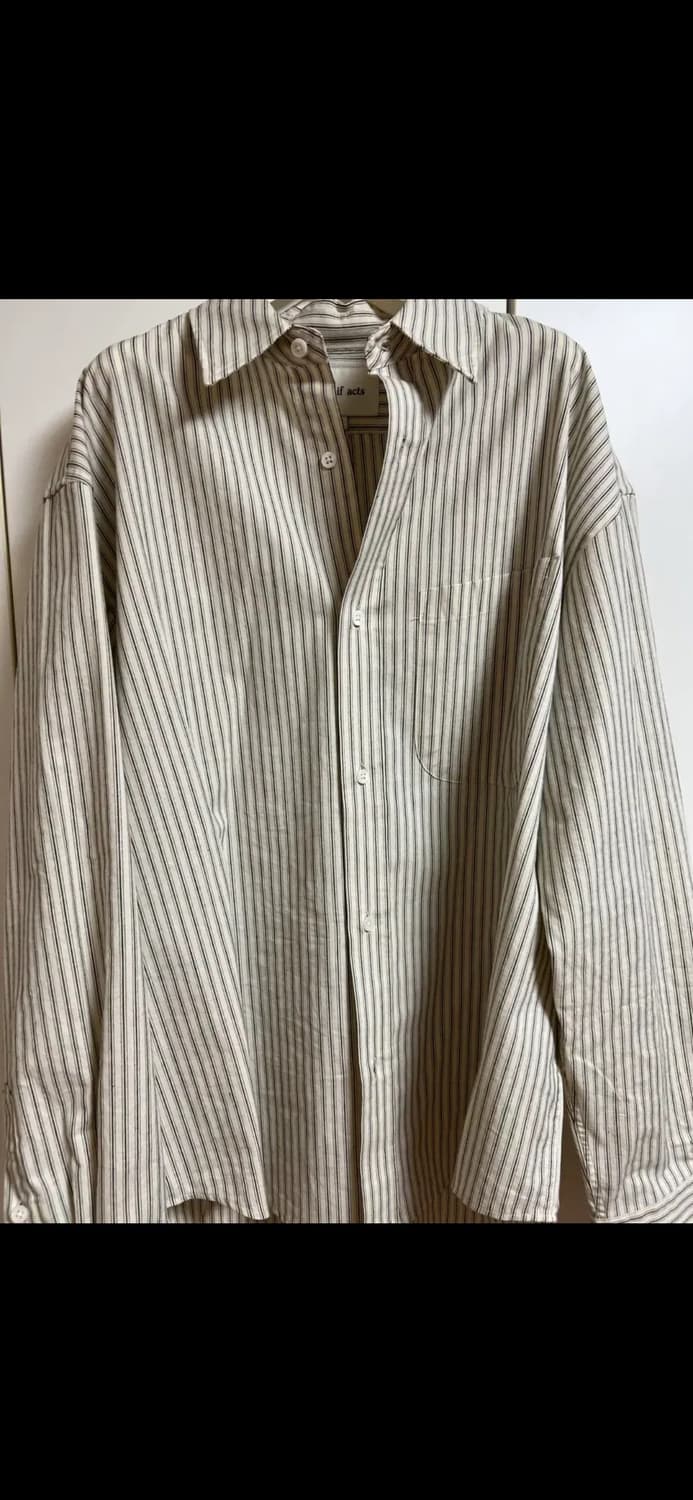 아트이프액츠 스트라이프 셔츠 M 상품이미지3