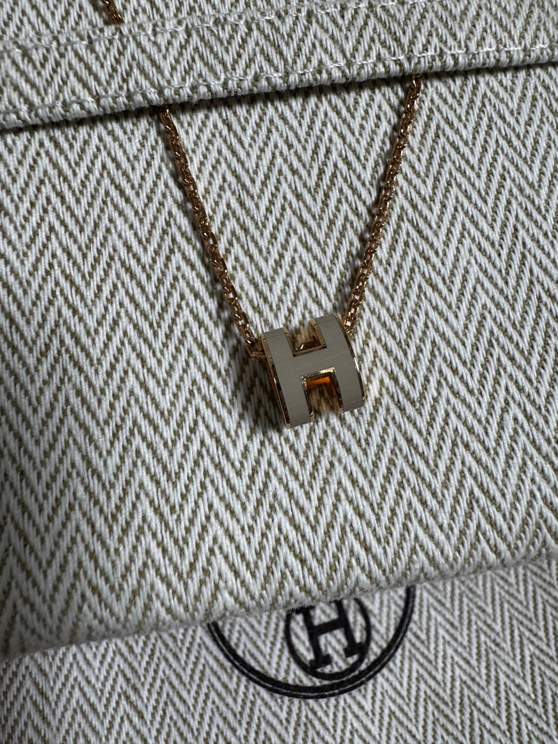 [마론글라세&로즈골드] 에르메스 미니 팝아슈 목걸이 상품이미지2