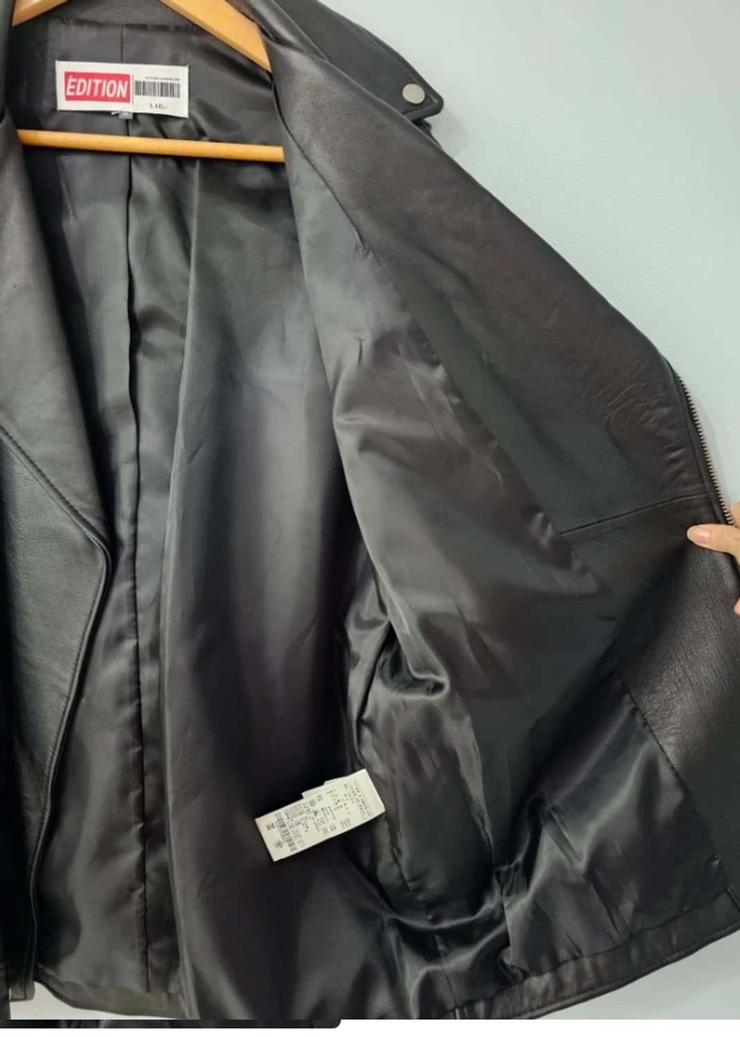에디션랩 양가죽 라이더 바이크 자켓 105 상품이미지7