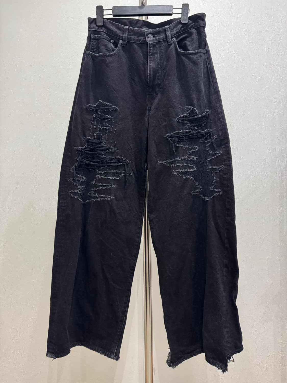 마인데님 24ss 도쿄 exclusive 디스트로이드 와이드 데님 상품이미지1