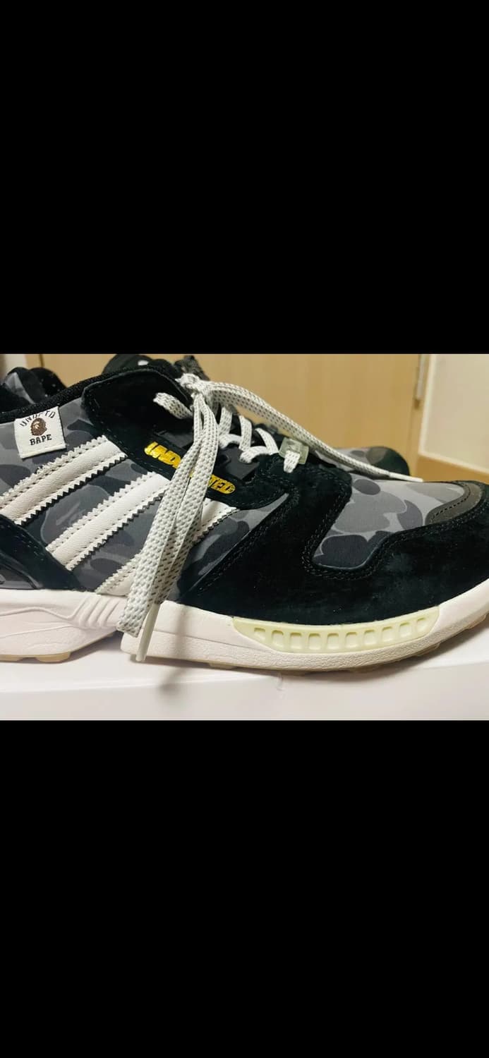 아디다스 x 베이프 x 언디피티드 ZX 8000 블랙 카모의 풀세트 상품이미지4
