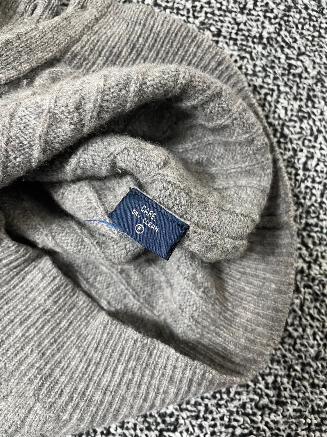 빈티지9. 폴로랄프로렌 스포츠클럽 케이블 니트 가디건 딥그레이 상품이미지6