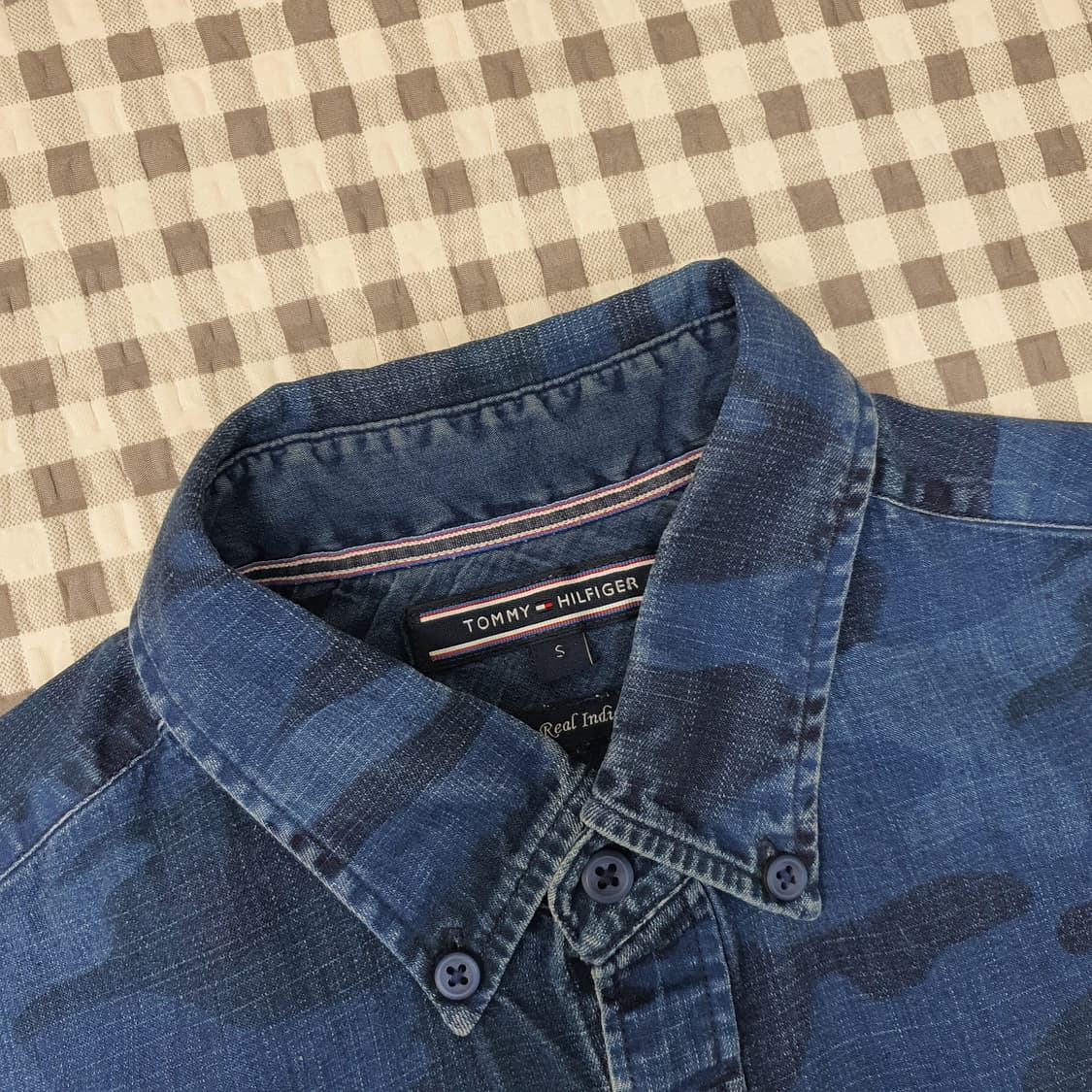 타미힐피거 카모 데님 청셔츠 남자95 상품이미지2