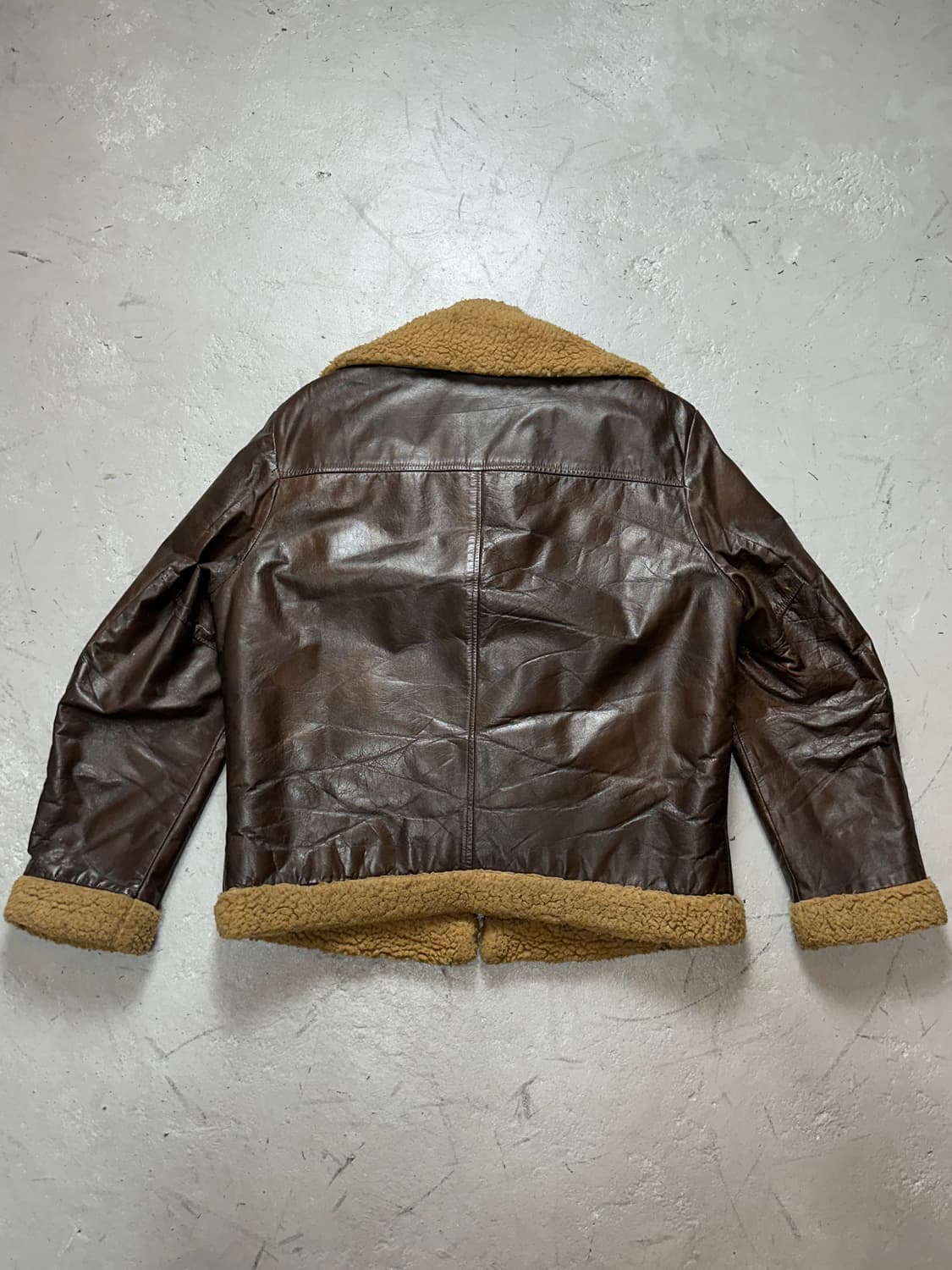 70’s 빈티지 시어스 무스탕 B3 자켓 빈티지 레더 자켓 상품이미지4